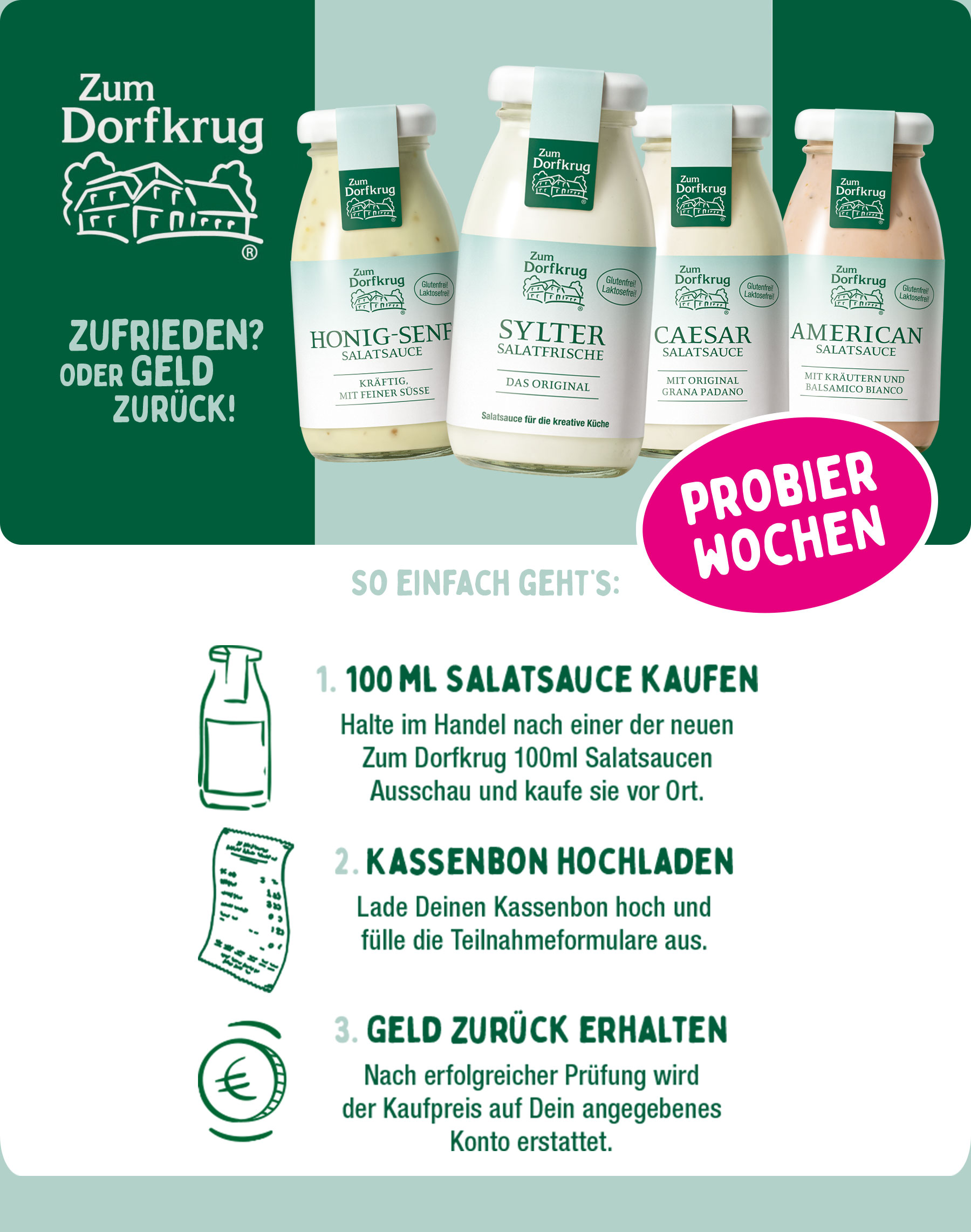 Zum Dorfkrug Probierwochen
