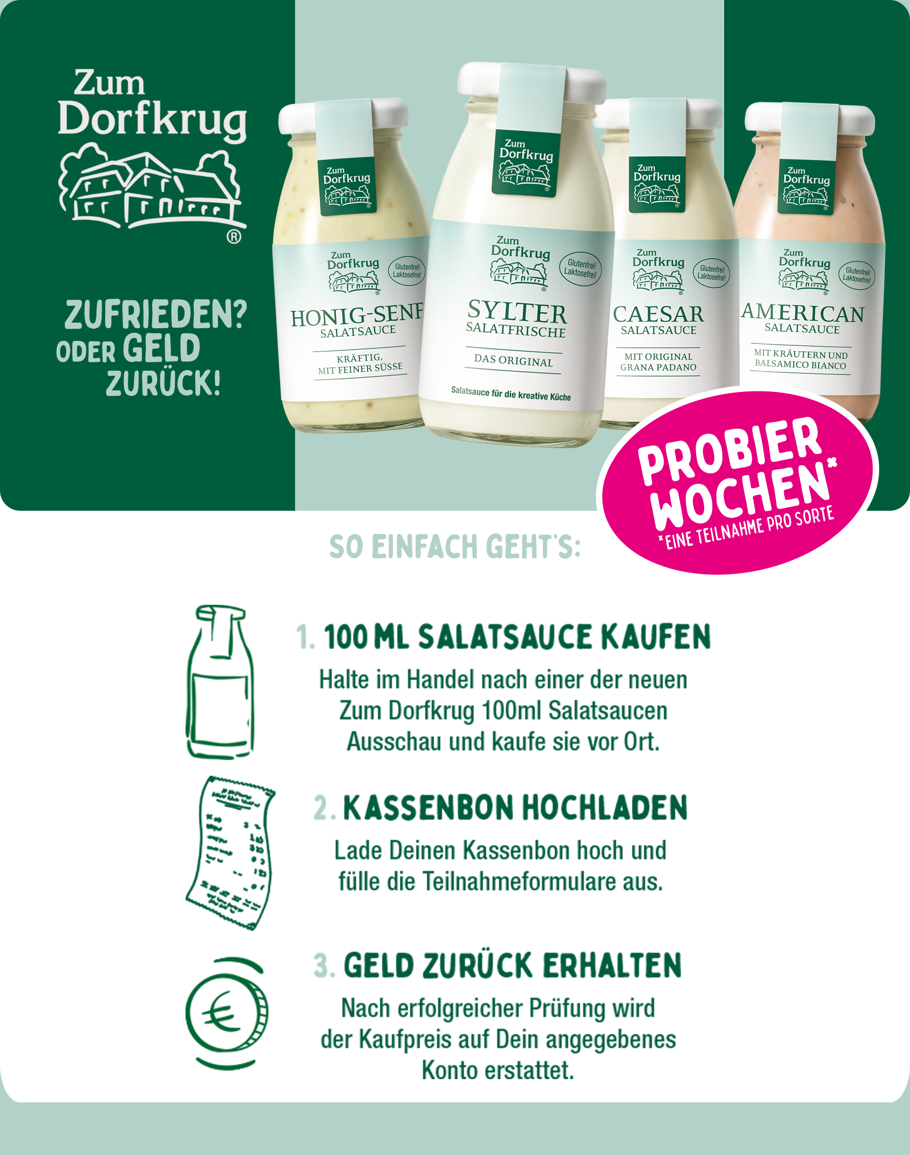 Zum Dorfkrug Probierwochen